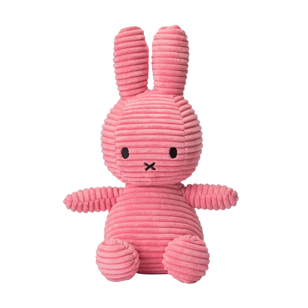 Miffy Corduroy Eco Bubblegum Pink 23cm