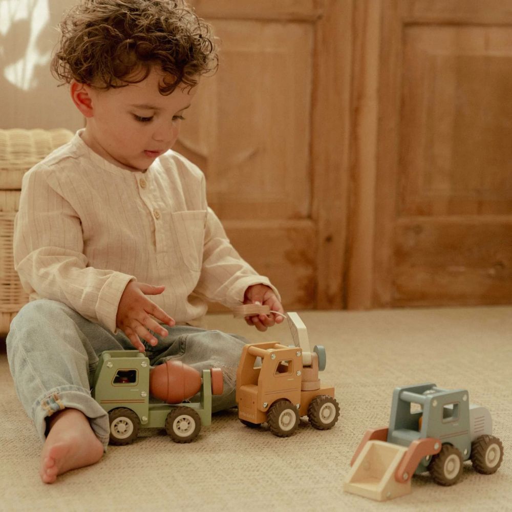Dumper Truck with Peg Doll - Blue