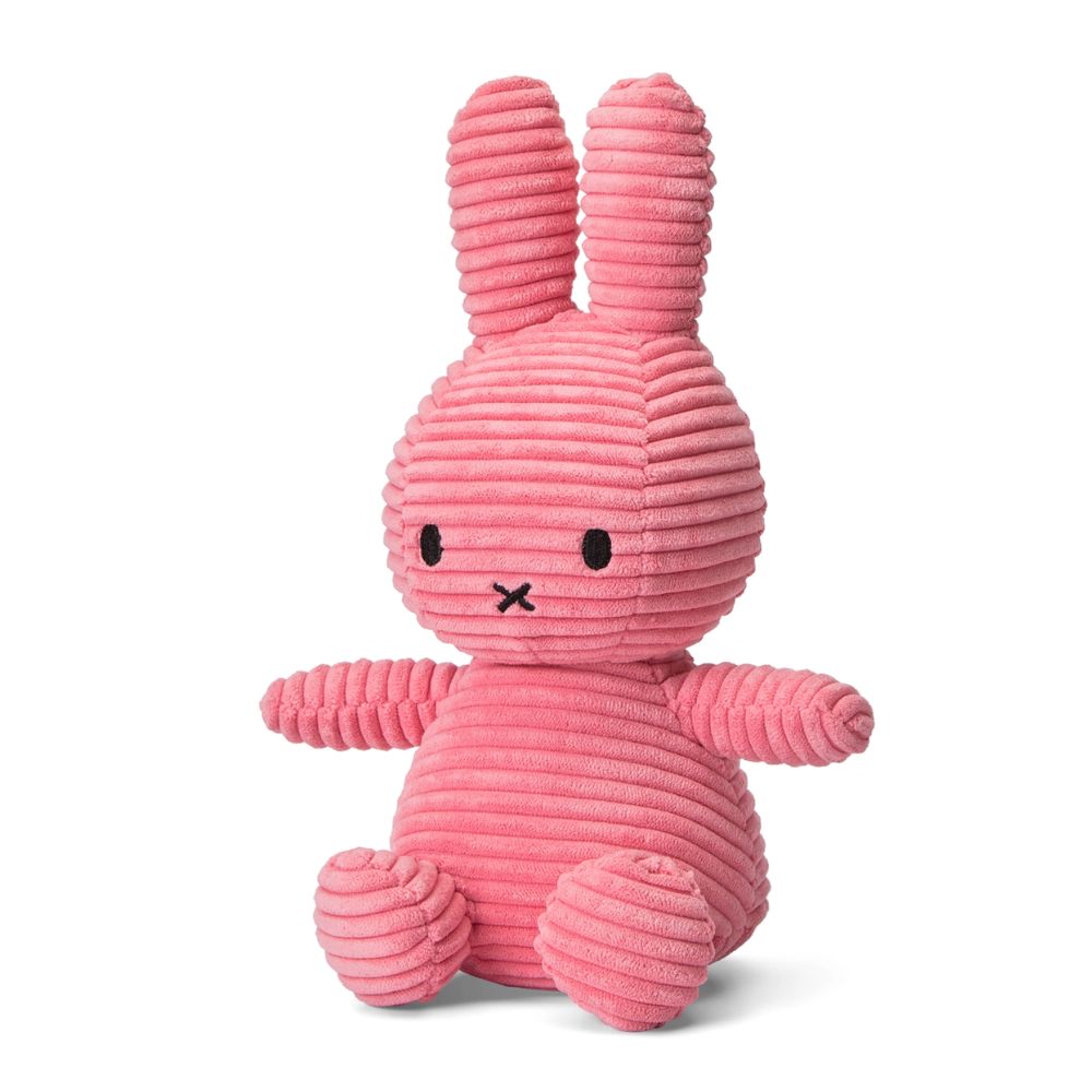 Miffy Corduroy Eco Bubblegum Pink 23cm