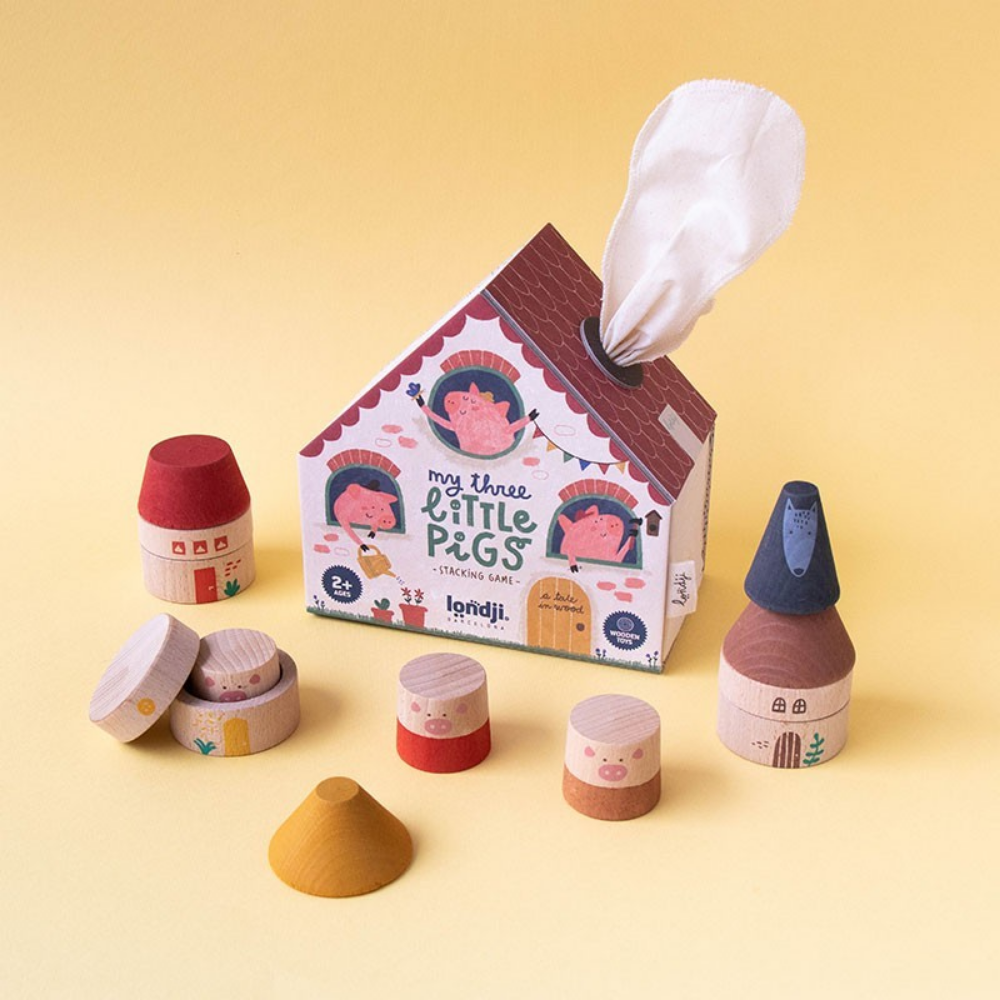 My 3 Little Pigs Wooden Toy
