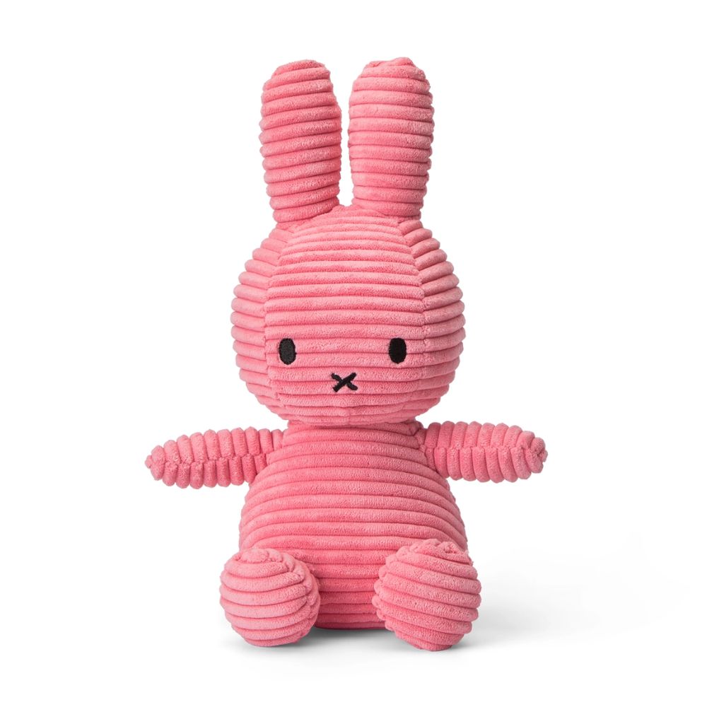 Miffy Corduroy Eco Bubblegum Pink 23cm