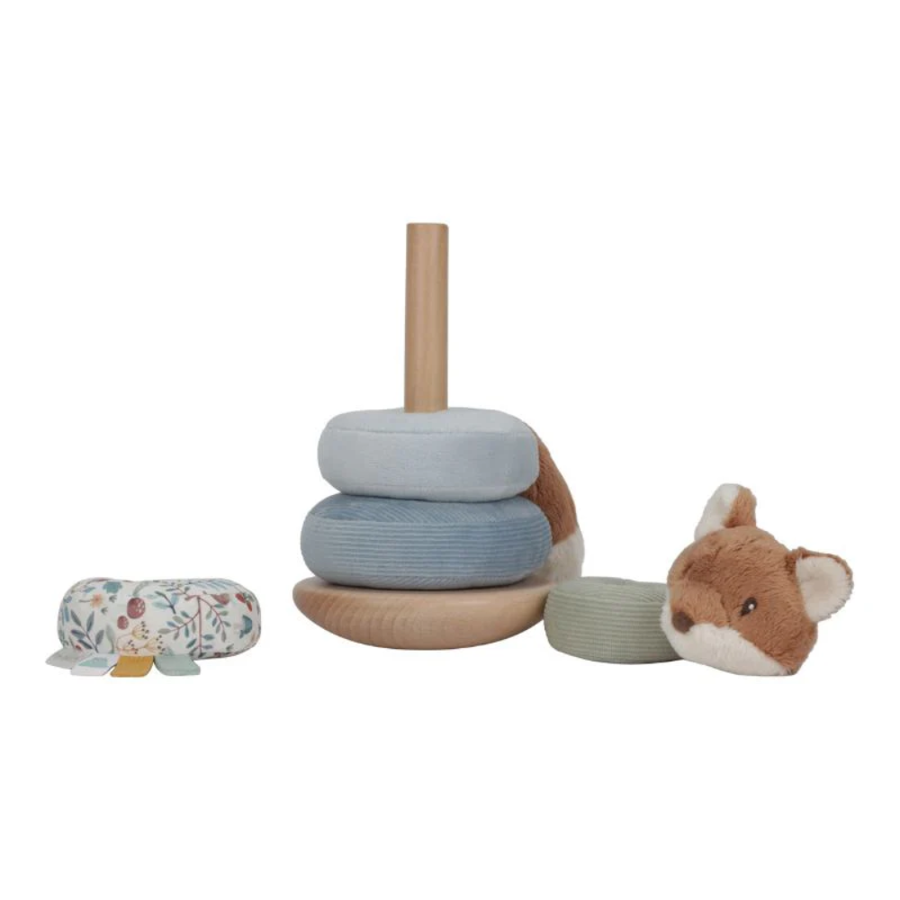Soft Little Fox Rocking Ring Stacker - Forest Friends