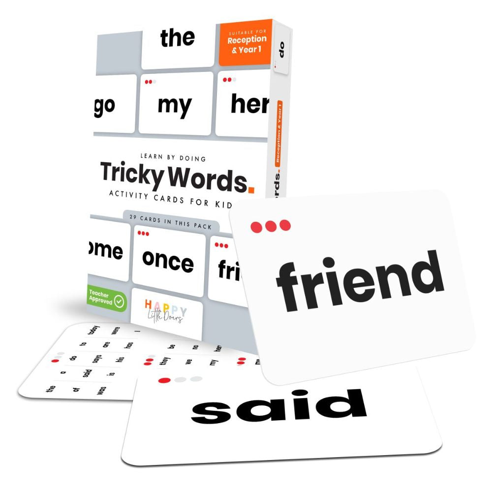 Tricky Exception Words Flashcards Year 1