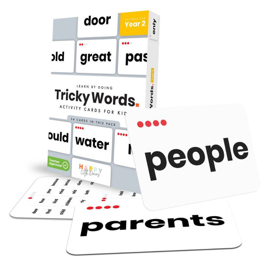 Tricky Exception Words Flashcards Year 2