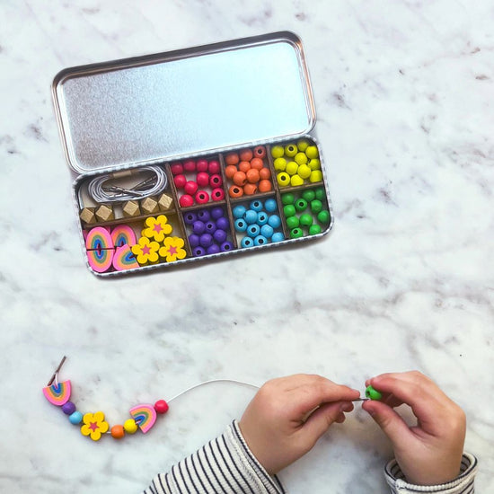 Cotton Twist Rainbow Bracelet Tin