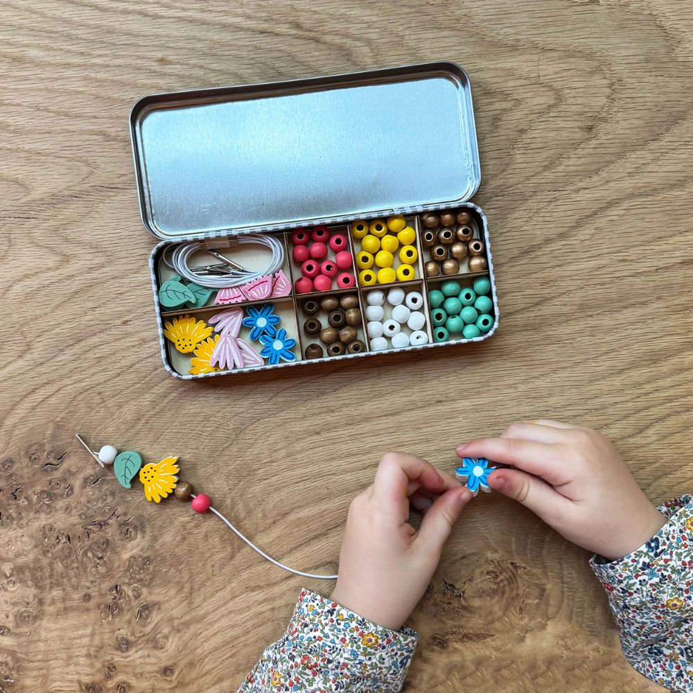 Cotton Twist Wildflower Bracelet Tin