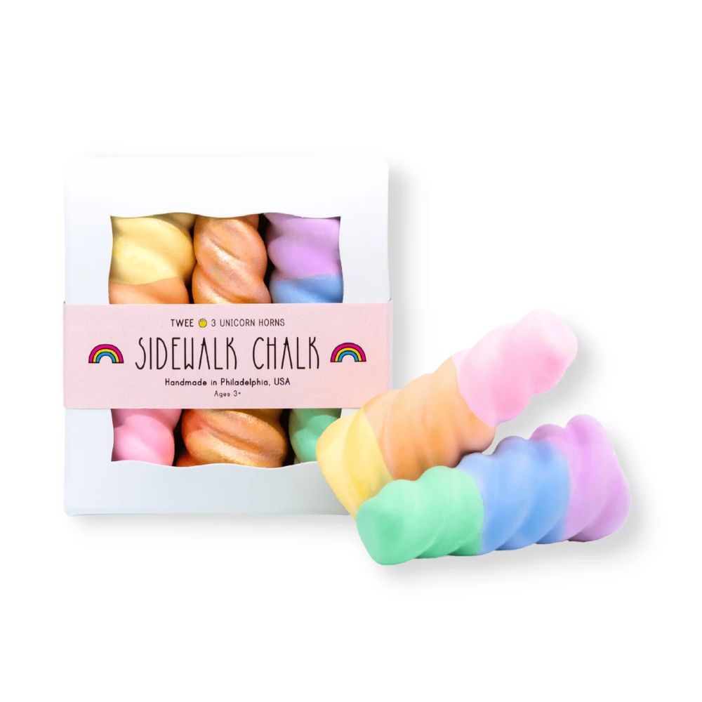 Twee Rainbow Unicorn Horn Chalks