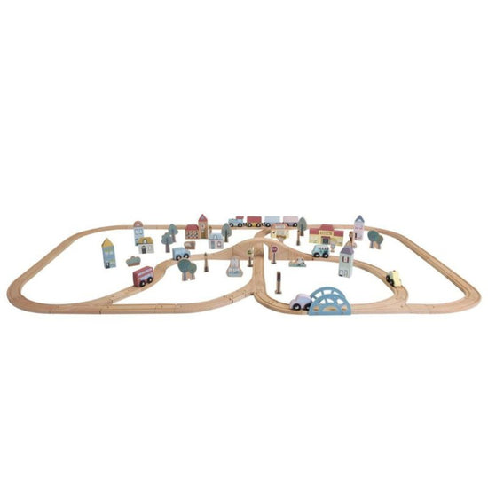 Little Dutch Railway Train Set Starter Kit XL