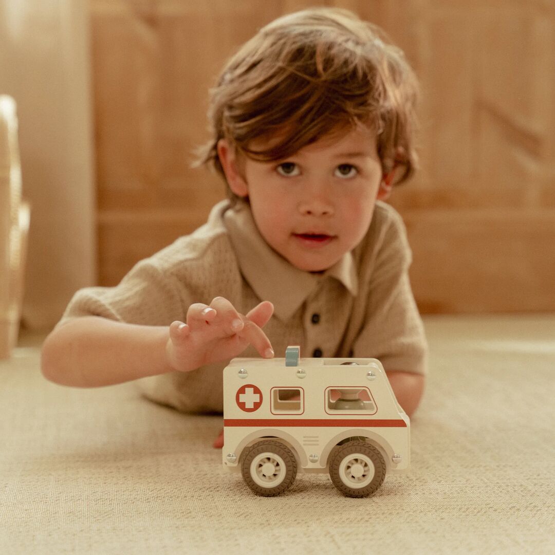 Ambulance with Peg Doll