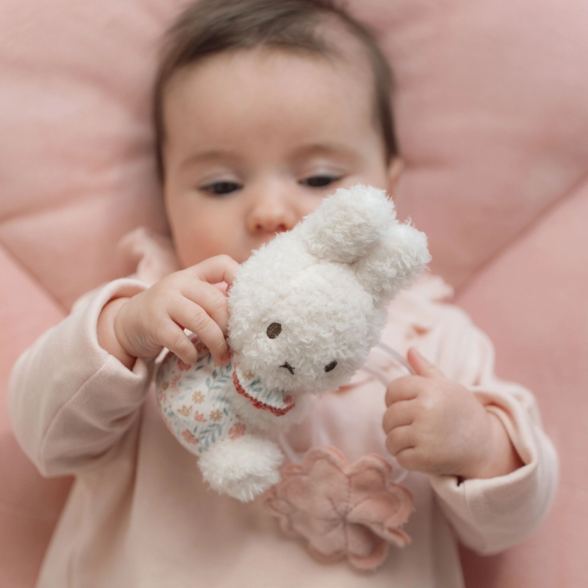 Miffy x Little Dutch Rattle ring - Lucky Blossom