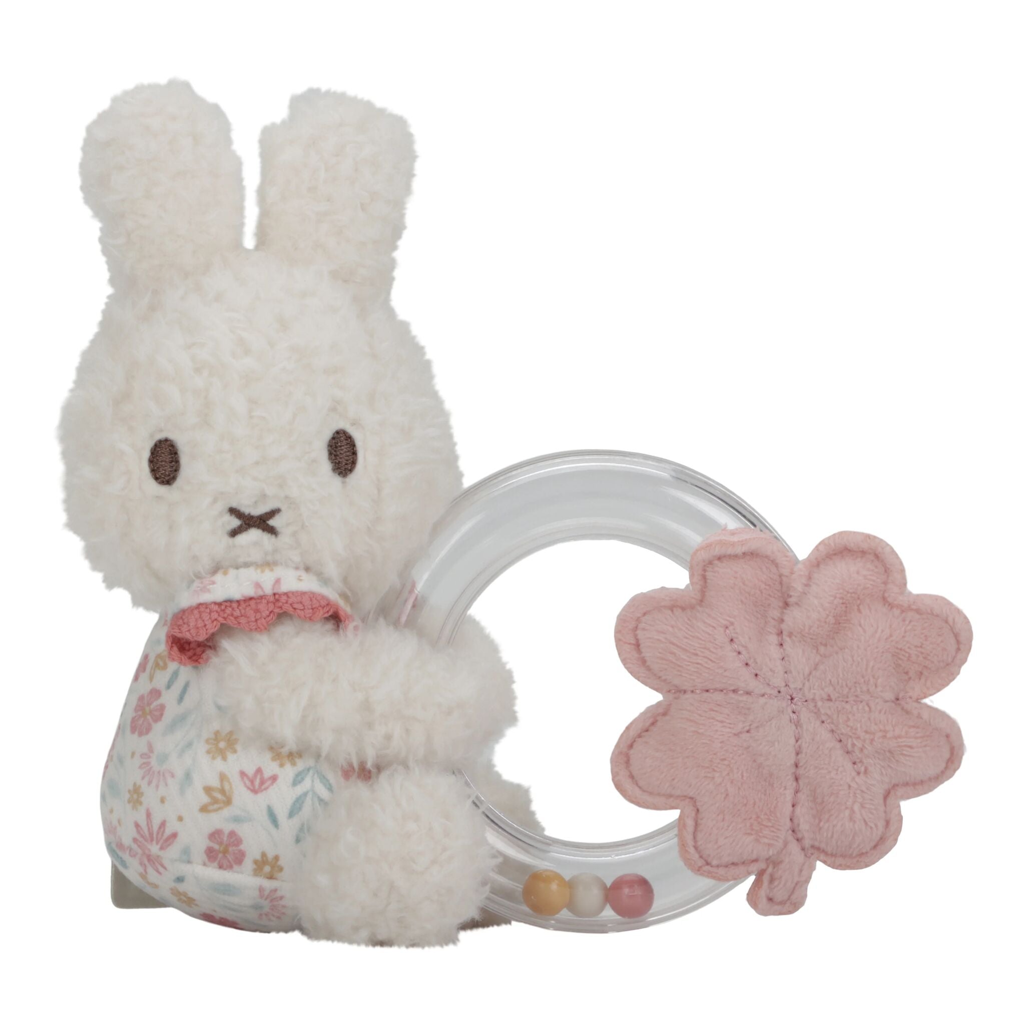Miffy x Little Dutch Rattle ring - Lucky Blossom