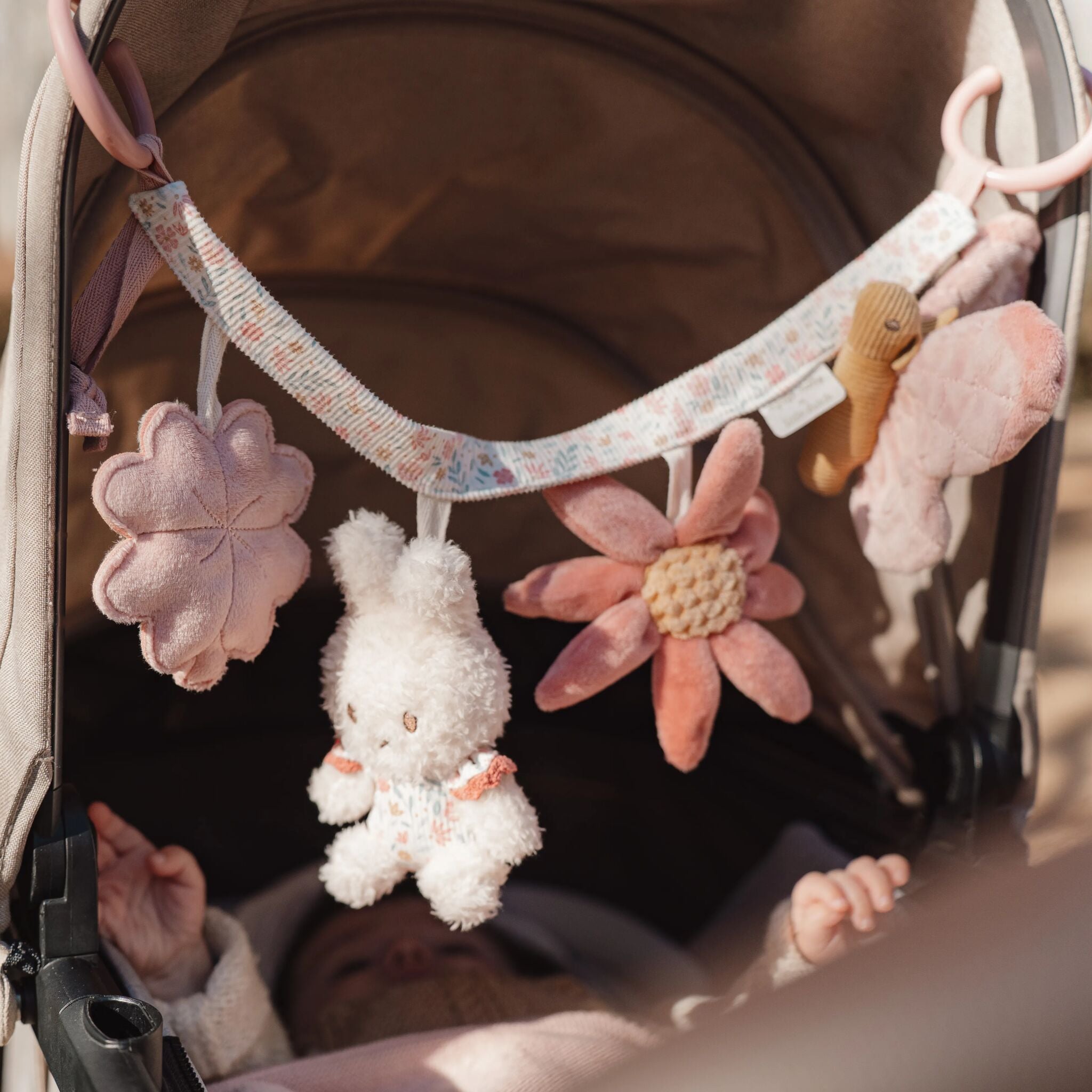 Miffy x Little Dutch Stroller Toy Chain - Lucky Blossom