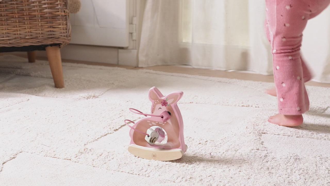 Wooden Wobble Deer - Fairy Garden