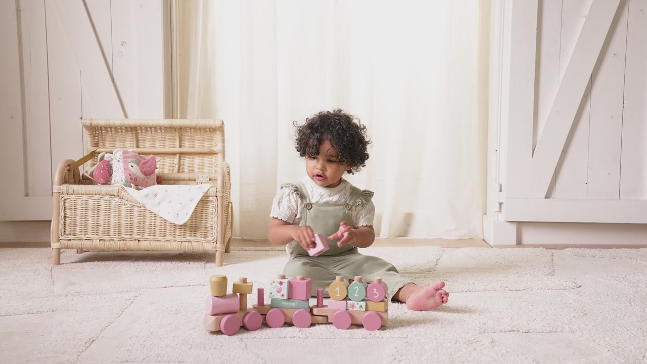 Wooden Stacking Train - Fairy Garden