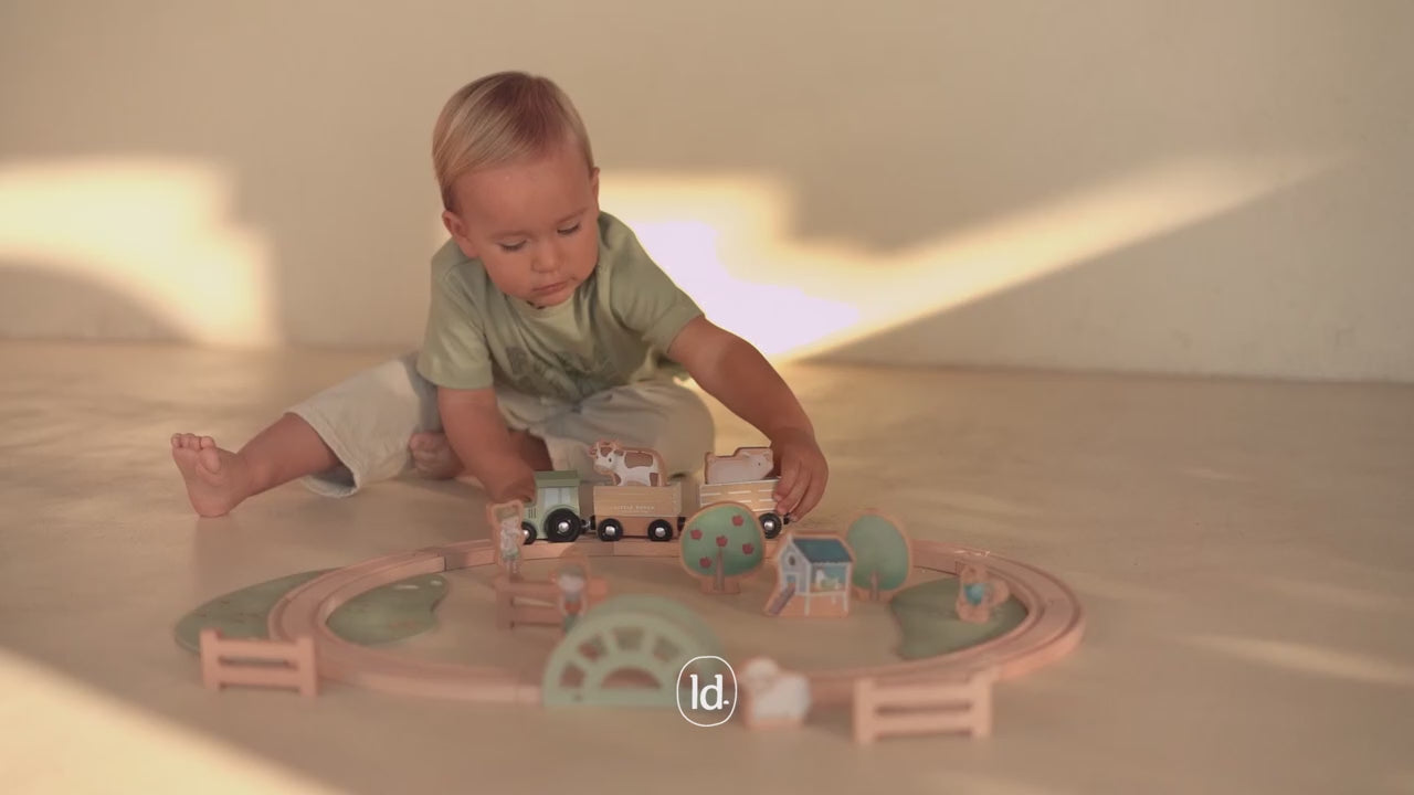 Wooden Train Track - Little Farm