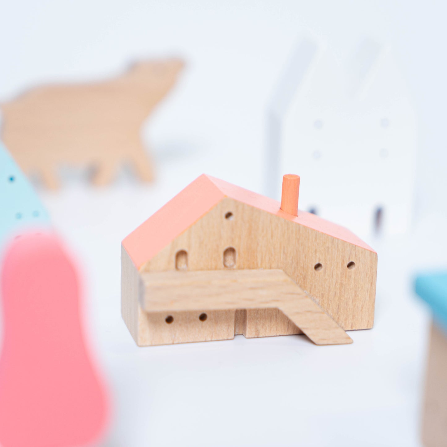 Little Town Wooden Set