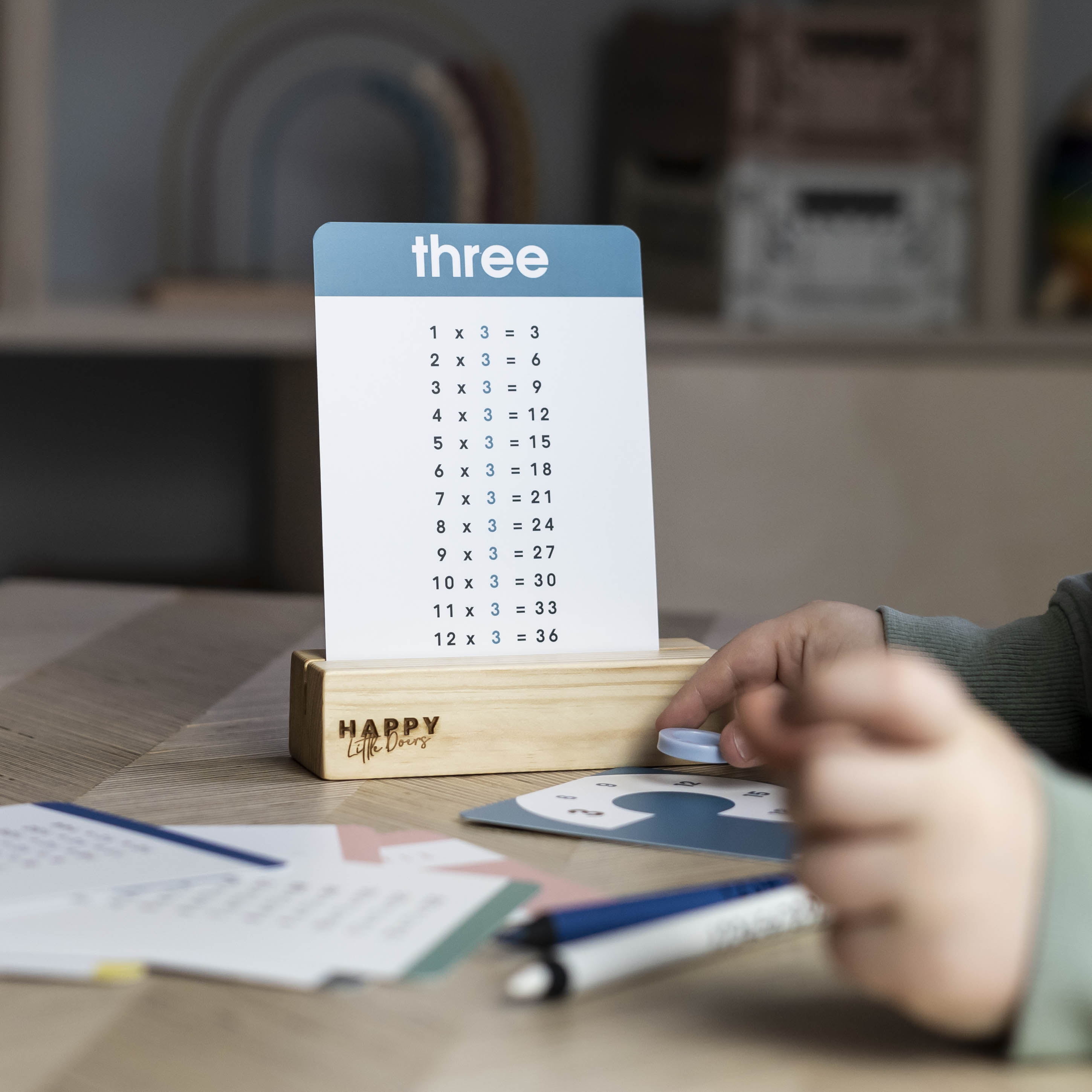 Learn Times Table Flash Cards