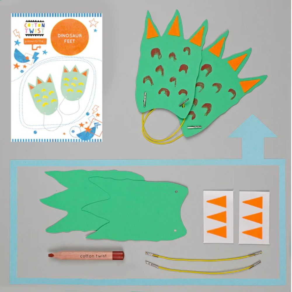 Make Your Own Dinosaur Feet