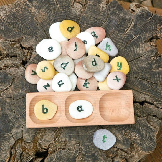 3 Pebble Word Building Tray