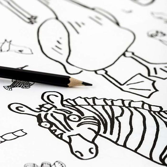 Eggnogg Animals Giant Colouring Poster