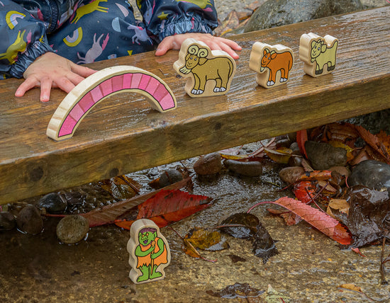 The Billy Goats Gruff Wooden Characters