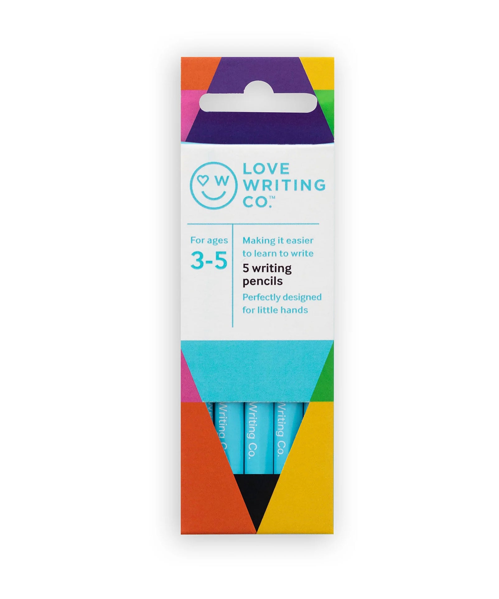 Love Writing Co. Tripod Grip writing pencils - Age 3-5 years