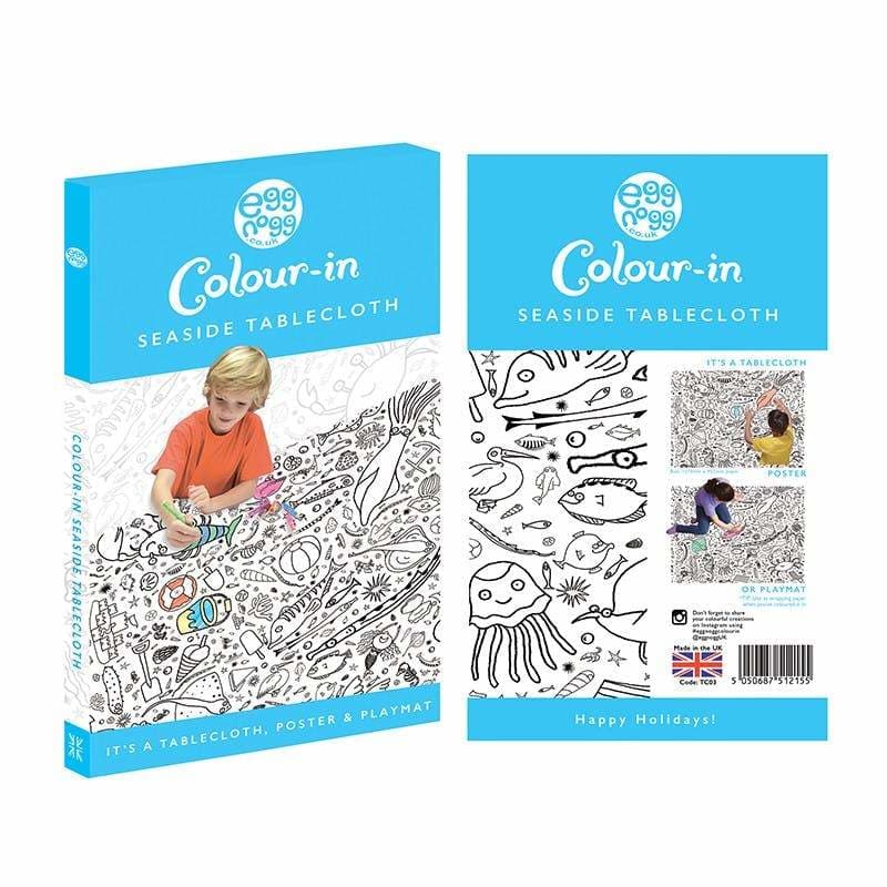 Eggnogg Seaside Giant Colouring Poster